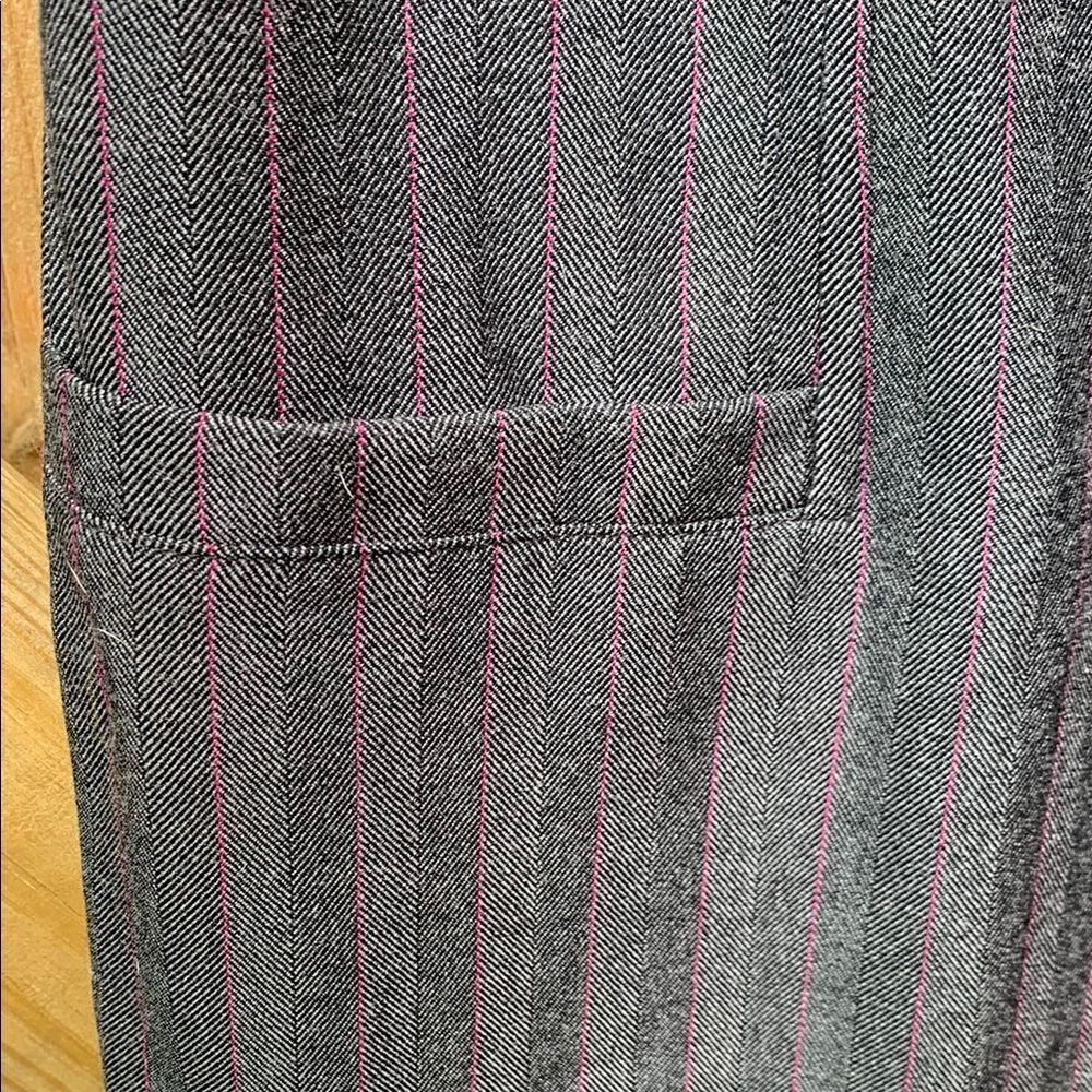 Apostrophe Gray Ribbed Sheath Midi Dress - Picture 3 of 4